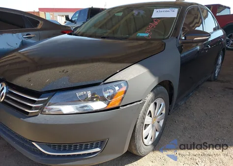 2012 Volkswagen Passat 2.5L S from USA, damaged, VIN 1VWAP7A30CC024560